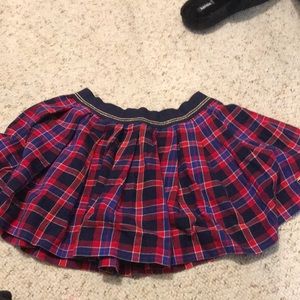Flannel pattern skirt